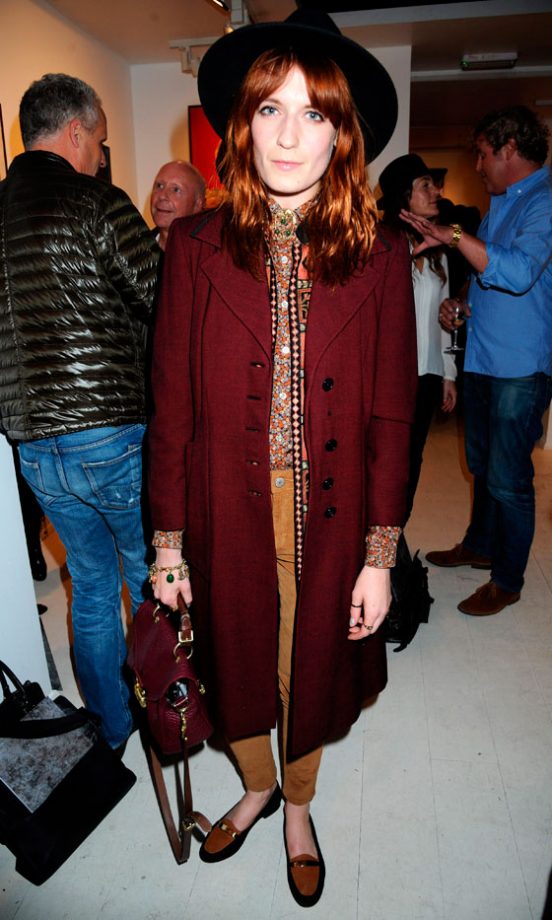 Florence Welch Looked Super-Stylish At A Gallery Opening, London, 2011