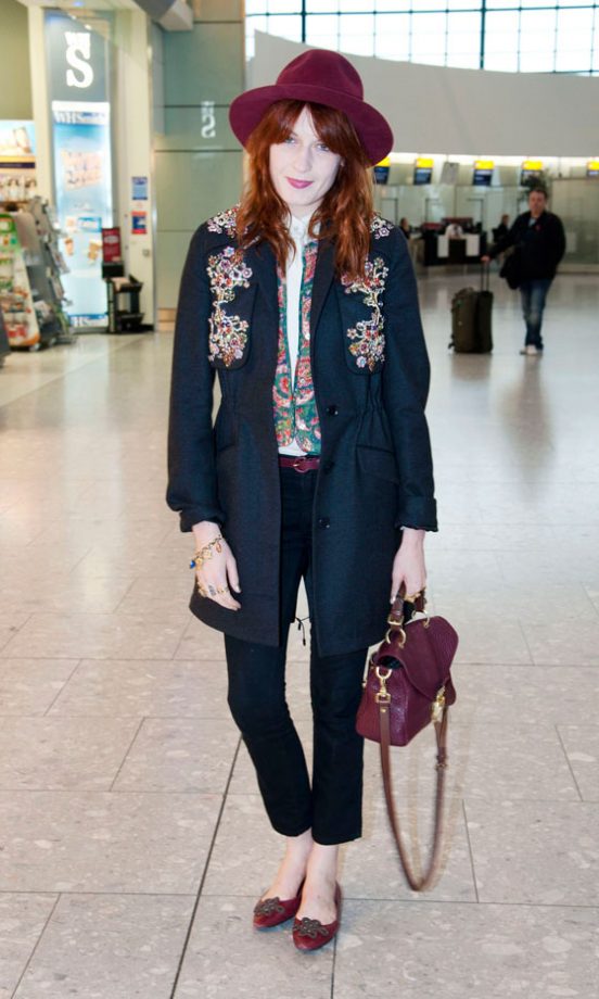 Florence Welch Looked Casually Cool At Heathrow Airport, 2011