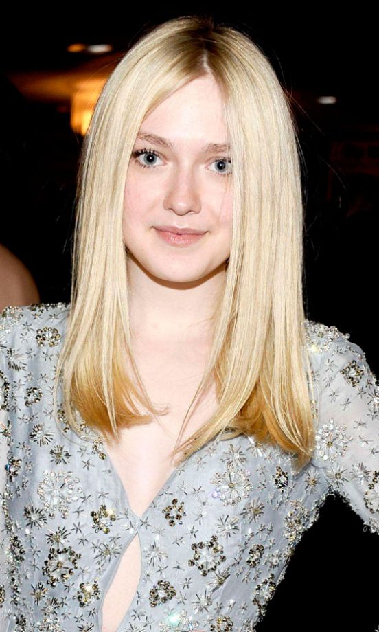 Dakota Fanning Nailed Simple Hair - This Straightened Look Is So Effective, 2012