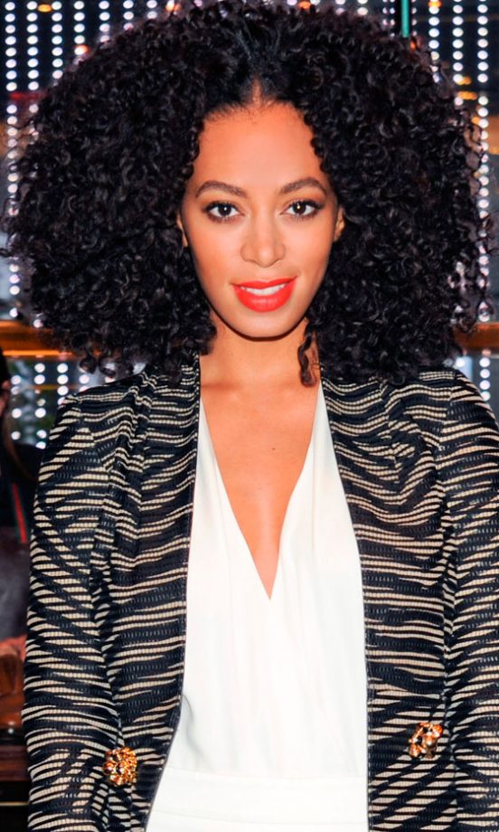 Solange Knowles Rocked A Mega Afro, So Chic! 2012