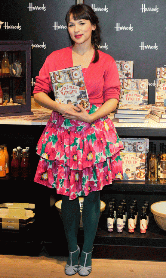 Rachel Khoo Launched Her Book In Girly Bright Florals, 2012