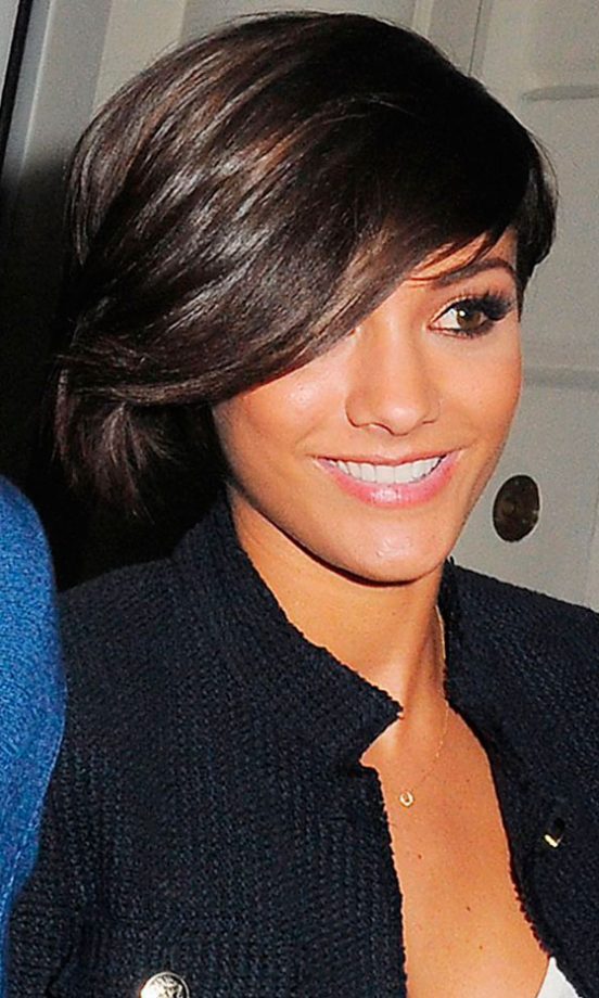 Frankie Sandford Is The Queen Of Short Hair, We Love Her Sweeping Fringe, 2012