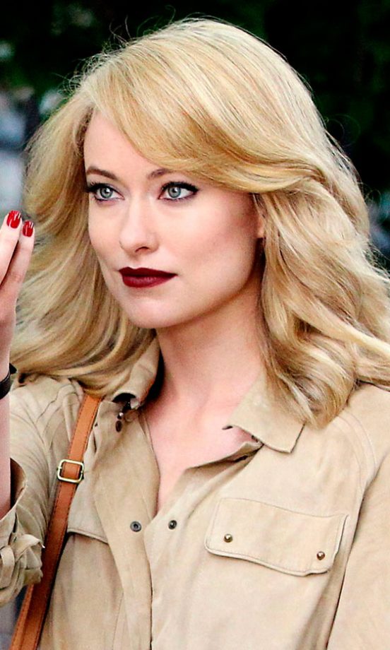 Olivia Wilde Shows Off A New Bombshell Look, We Love The Modern Marilyn Look! 2012