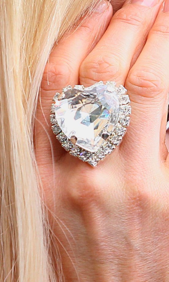 Paris Hilton Made Us Fall Back In Love With Bling With This Sweet Ring, 2012