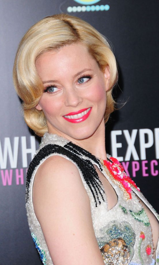 Elizabeth Banks Goes Vintage Retro With Her Hairstyle At The Premiere Of What to Expect When You're Expecting, 2012