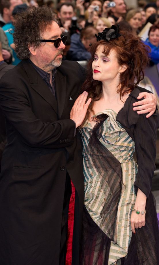 Helena Bonham Carter With Tim Burton