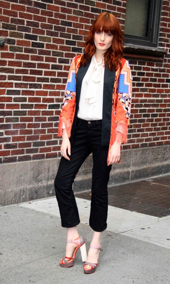 Florence Welch On The Late Show, New York, May 2012