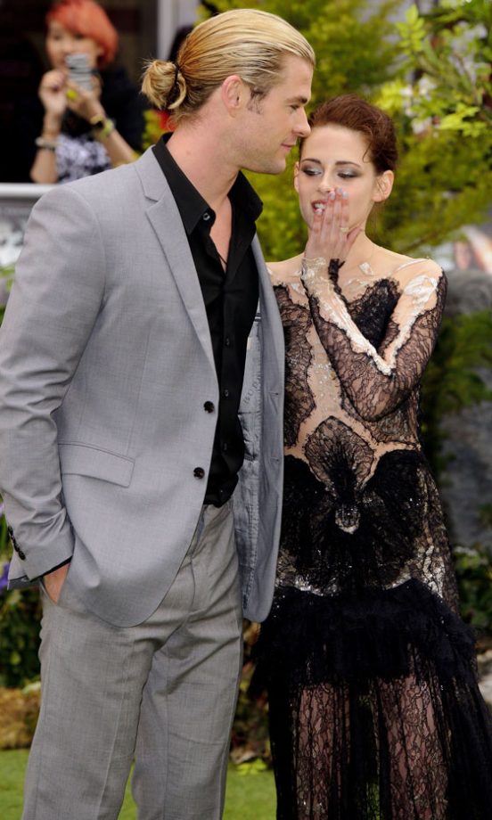 Chris Hemsworth & Kristen Stewart At The UK Premiere Of Snow White And The Huntsman, 2012