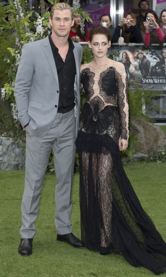 Chris Hemsworth & Kristen Stewart At The UK Premiere Of Snow White And The Huntsman, 2012