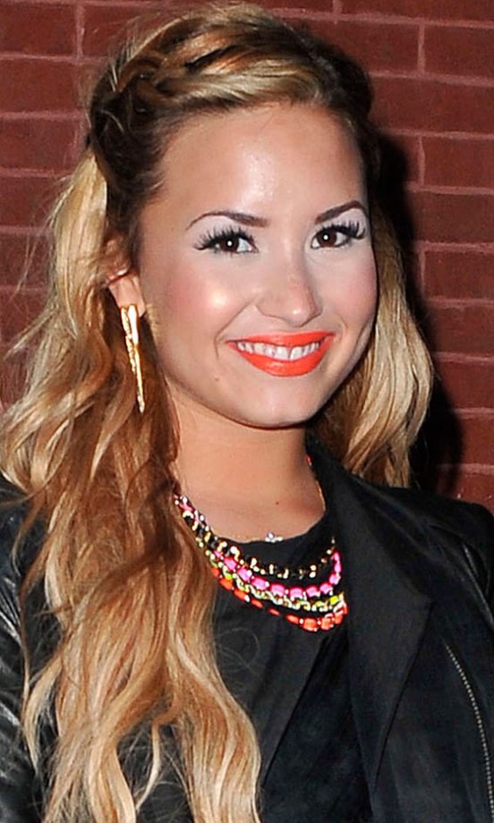 Demi Lovato's Hair Looked Fab In This Caramel Shade, 2012