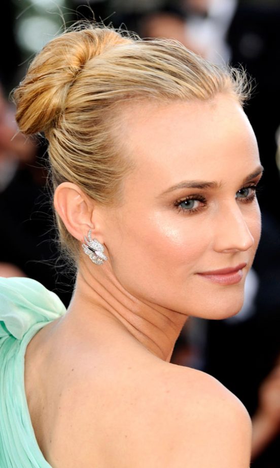 Diane Kruger's Hairstyle Ensured All Eyes Were On Her Dress At Cannes, 2012