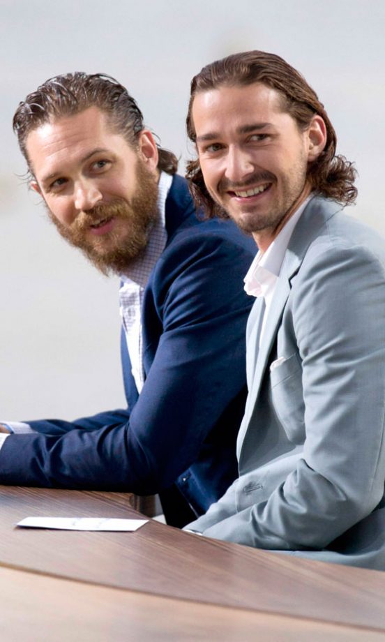 Shia LaBeouf And Tom Hardy At Cannes Film Festival 2012