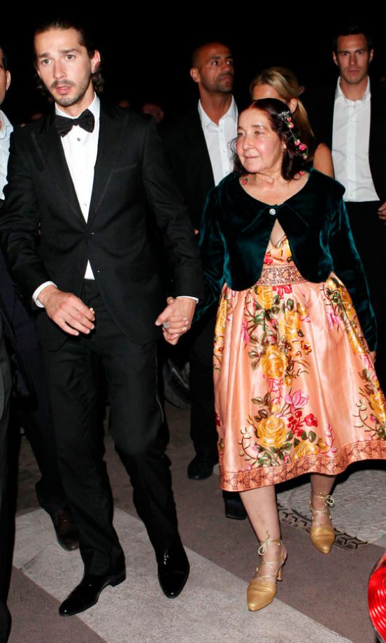 Shia LeBeouf And His Mum At Cannes Film Festival 2012