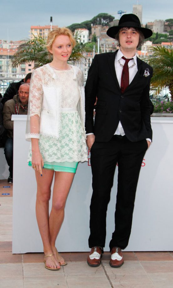 Lily Cole And Pete Doherty At Cannes Film Festival 2012
