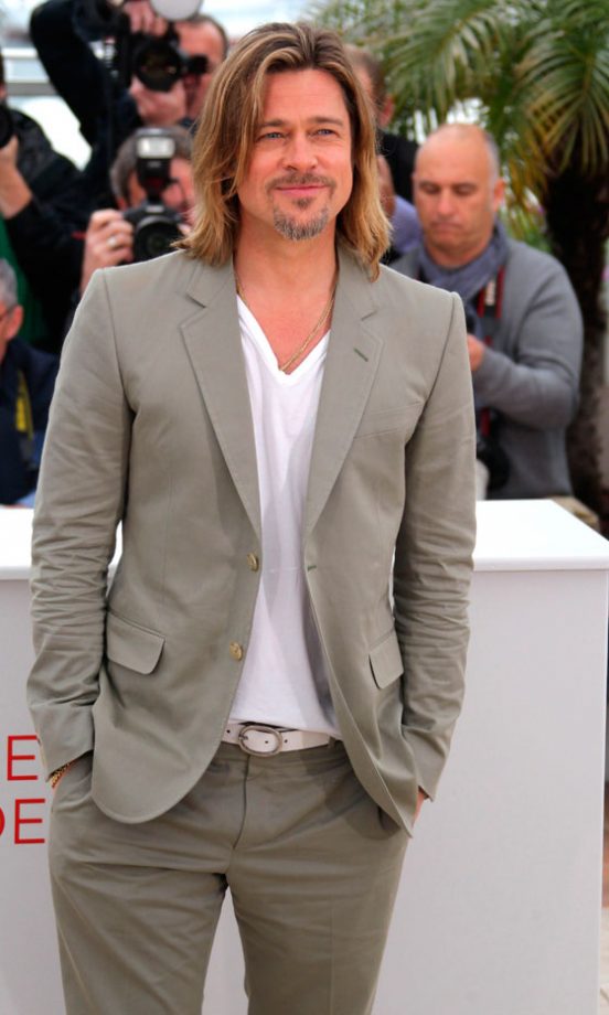 Brad Pitt In Gucci At Cannes Film Festival 2012
