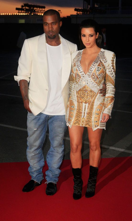 Kim Kardashian And Kanye West At Cannes Film Festival 2012