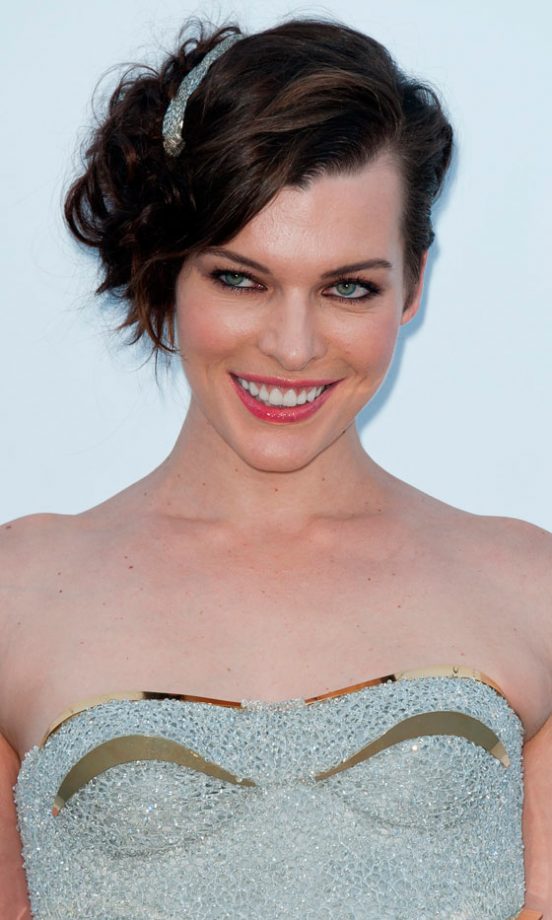 Milla Jovovich At Cannes AmfAR Gala 2012