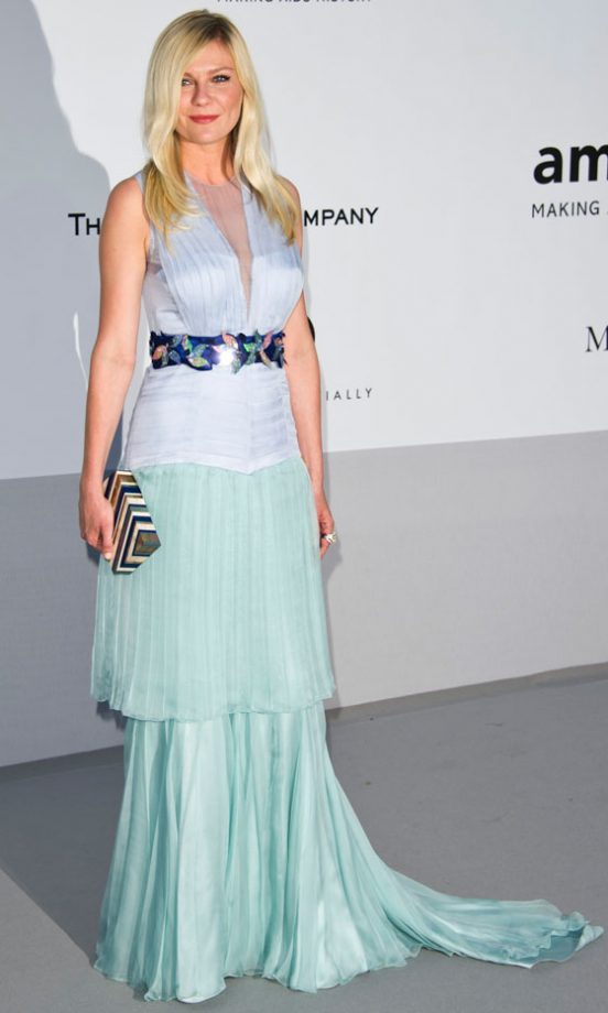 Kirsten Dunst In Louis Vuitton At Cannes AmfAR Gala 2012