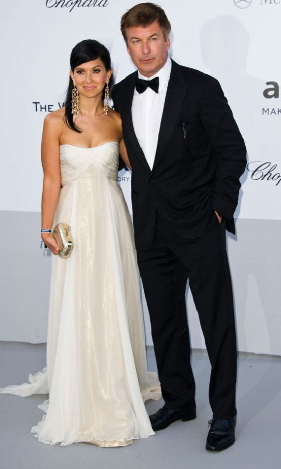 Hilaria Thomas And Alec Baldwin At Cannes AmfAR Gala 2012
