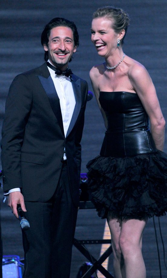 Adrien Brody And Eva Herzigova At Cannes AmfAR Gala 2012