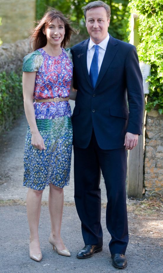 Samantha And David Cameron At A Friend's Wedding, 2012