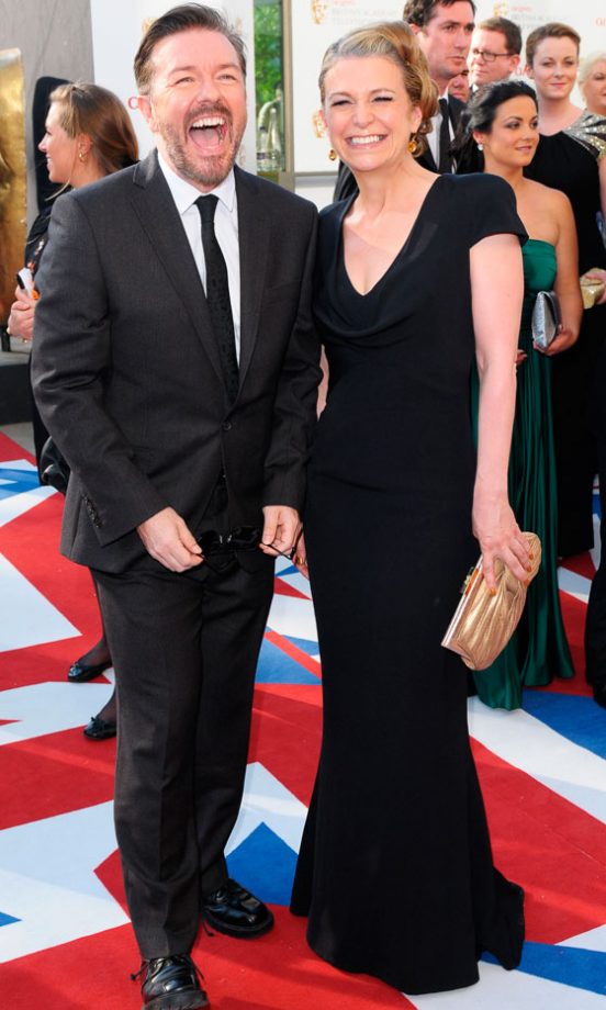 Ricky Gervias At The BAFTA Awards 2012