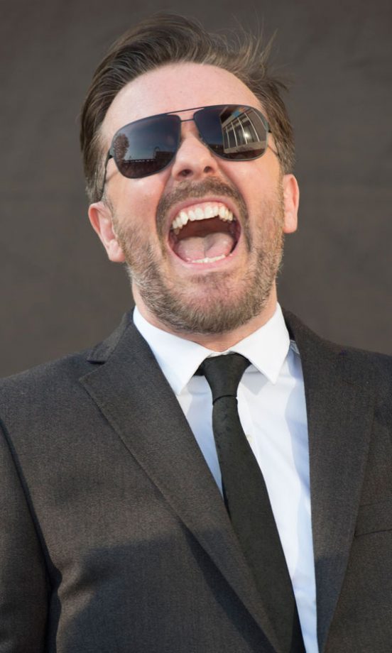 Ricky Gervais At The BAFTA Awards 2012