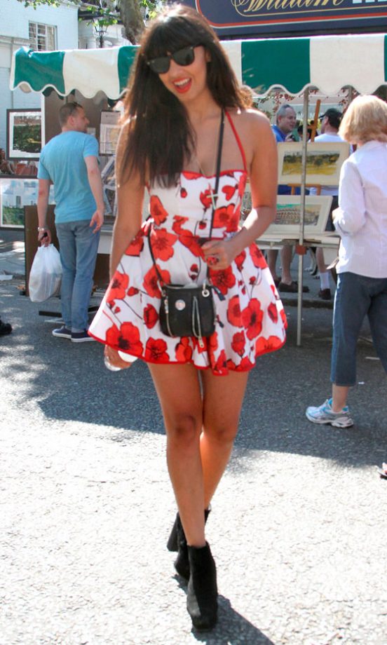 Jameela Jamil Out And About In London, 2012