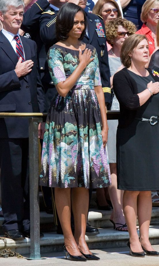Michelle Obama At Memorial Day, 2012