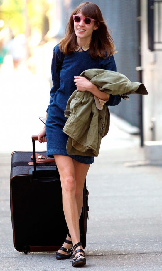 Alexa Chung Out And About In New York, 2012