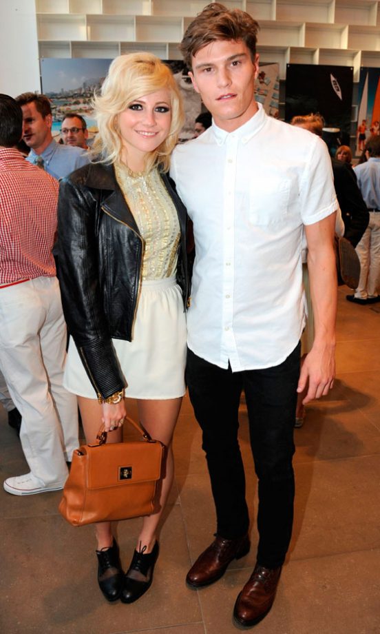 Pixie Lott And Oliver Cheshire At A Party In London, 2012