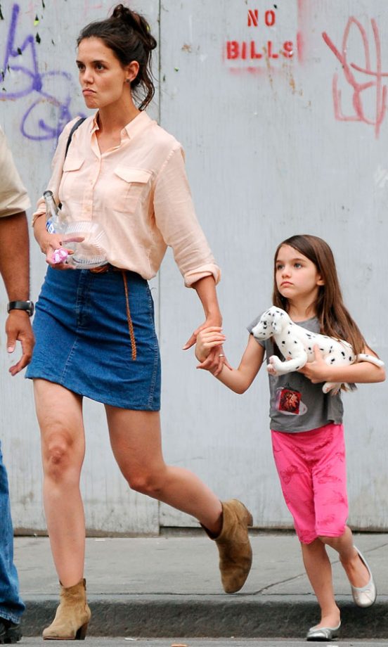 Katie Holmes Out And About In New York, 2012