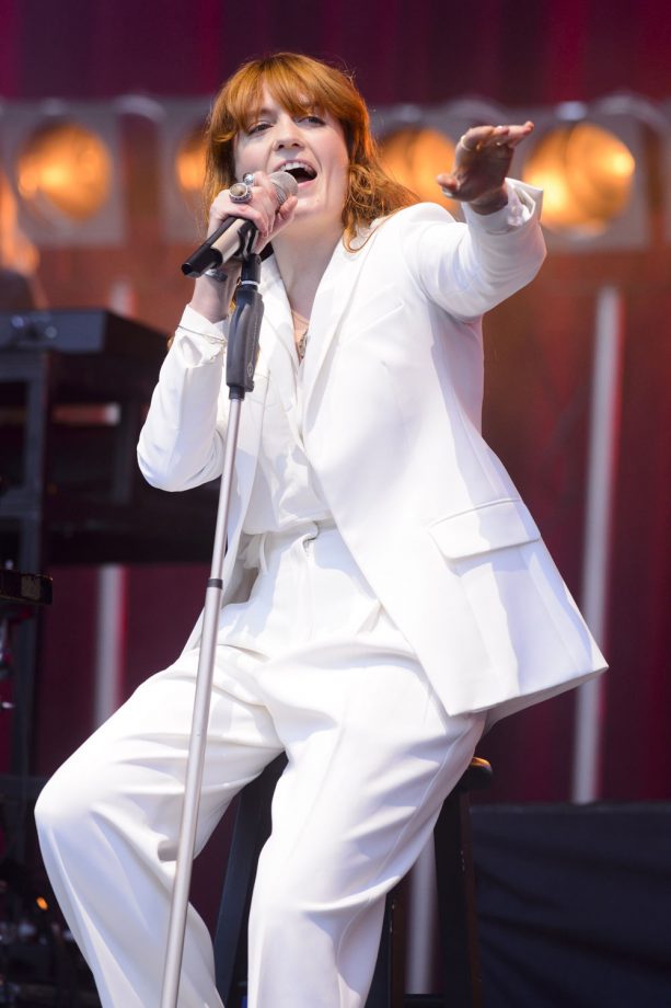 Florence Welch Channels John Travolta In Saturday Night Fever For Her Performance At The Radio One Big Weekend Show In Norwich, 2015