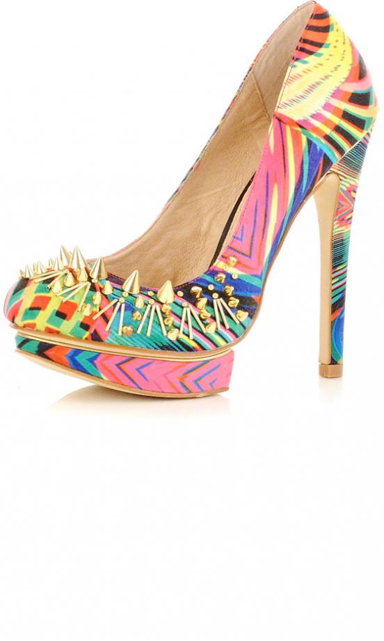 River Island Printed Spike Shoes