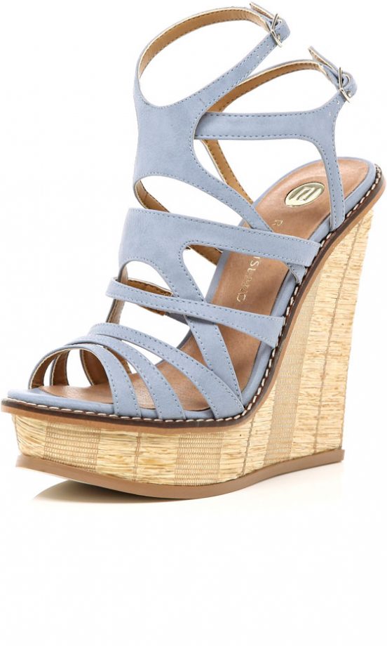 River Island Strappy Wedges, £55