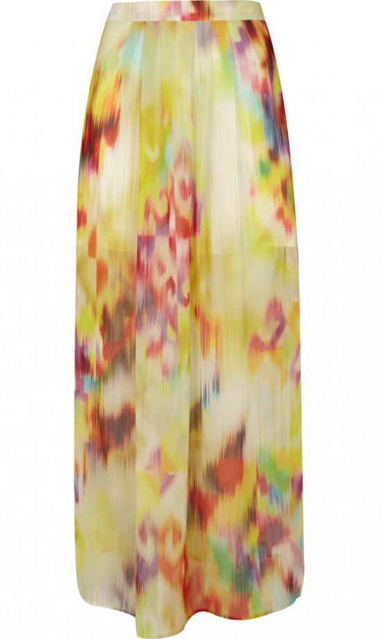 River Island Digital Print Maxi Skirt, £40