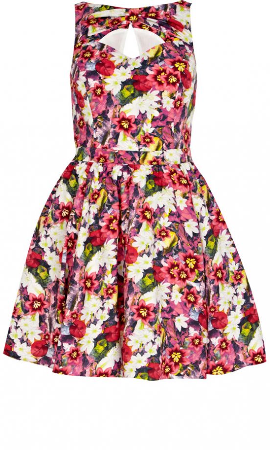 River Island Floral Print Prom Dress, £60
