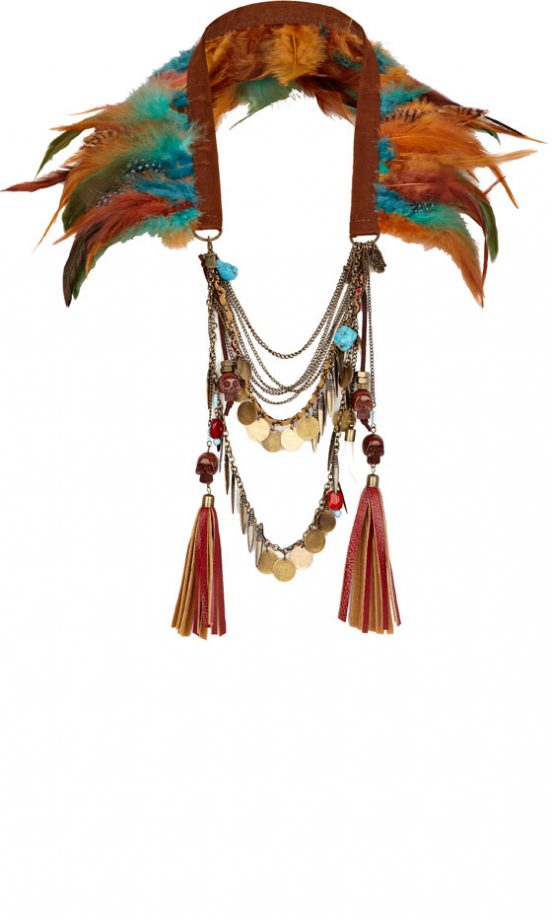 River Island Feather Cape, £45