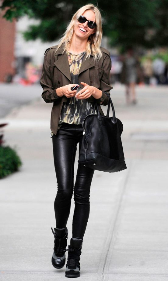 Karolina Kurkova In New York, 2012