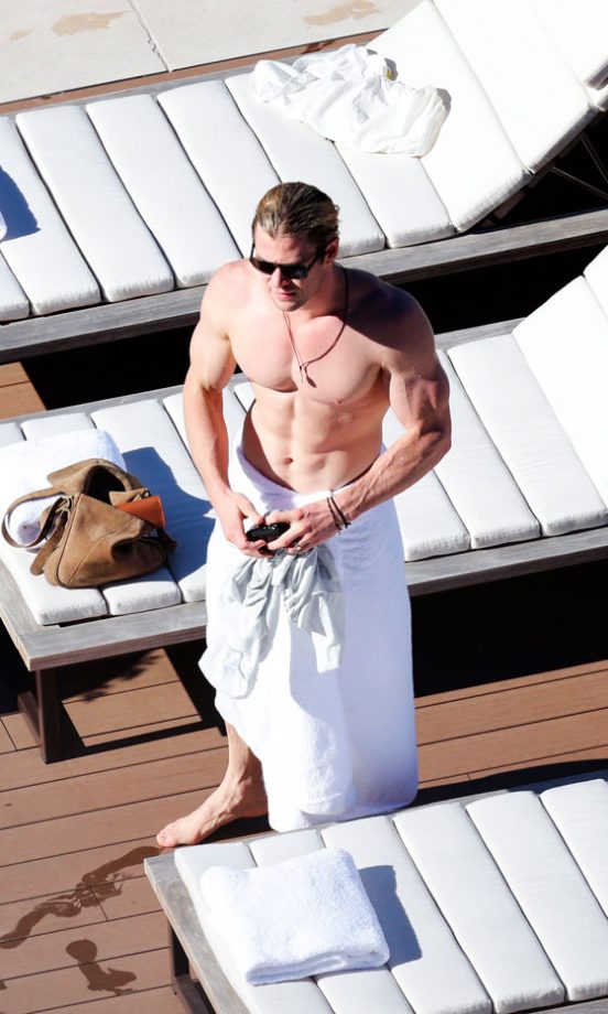 Chris Hemsworth In Sydney, 2012
