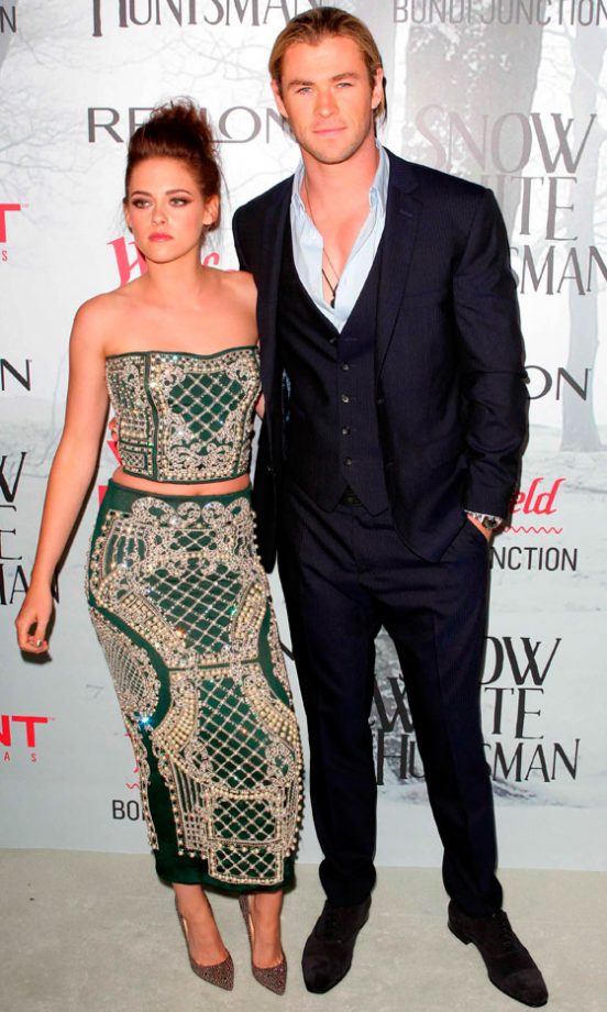 Kristen Stewart And Chris Hemsworth At The Snow White And The Huntsmen Premiere In Sydney, 2012