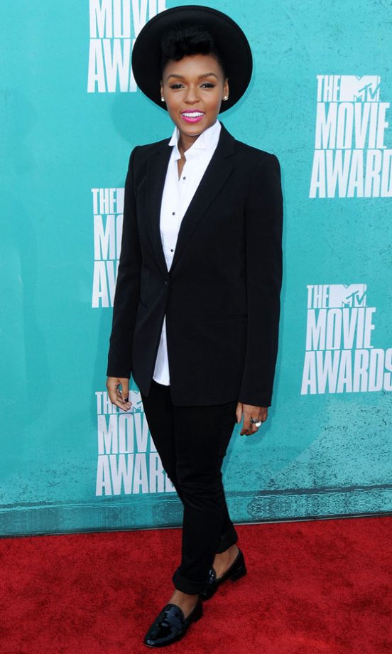 Janelle Monae At The MTV Movie Awards 2012