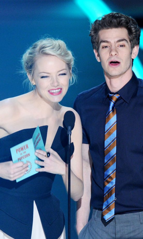 Emma Stone And Andrew Garfield At The MTV Movie Awards 2012