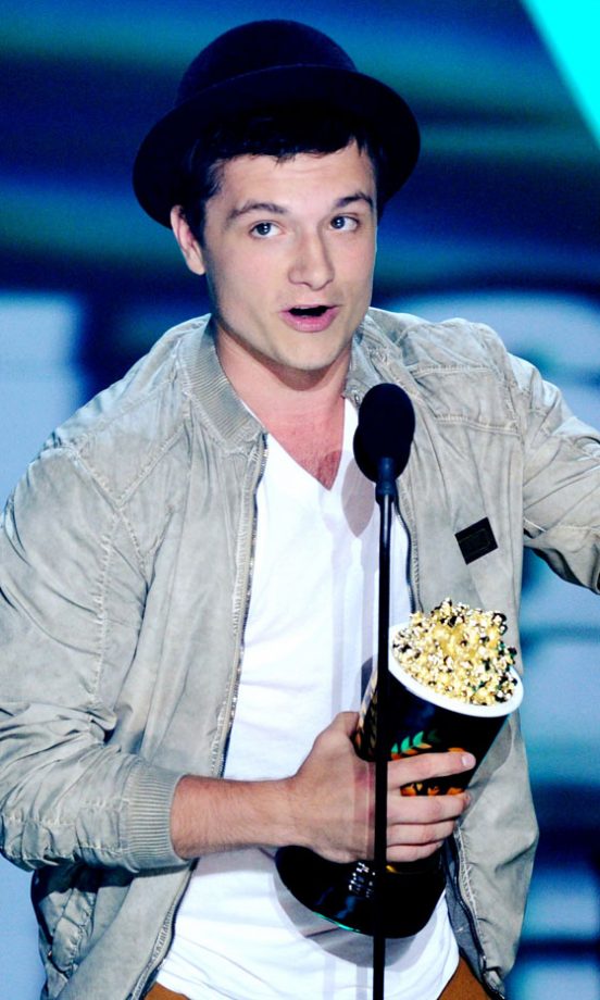 The Hunger Games' Josh Hutcherson At The MTV Movie Awards 2012