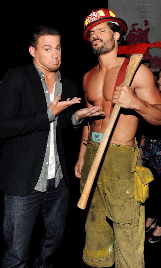 Channing Tatum And Joe Manganiello At The MTV Movie Awards 2012