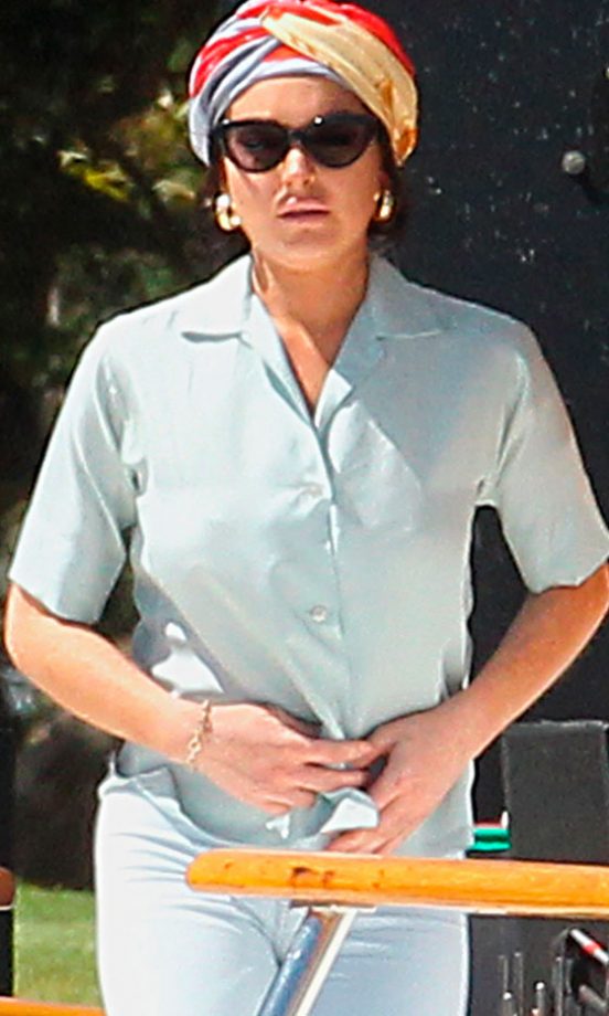 Lindsay Lohan On The Set Of Liz And Dick, 2012