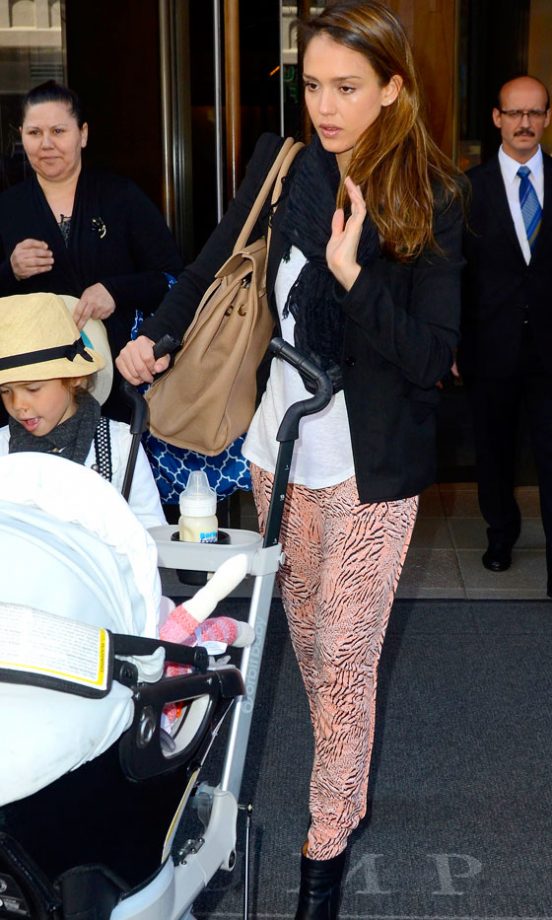 Jessica Alba Out And About In New York, 2012