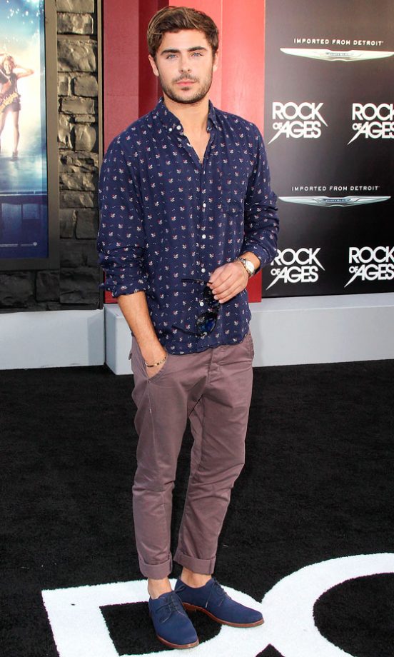Zac Efron At The Rock Of Ages LA Film Premiere, 2012