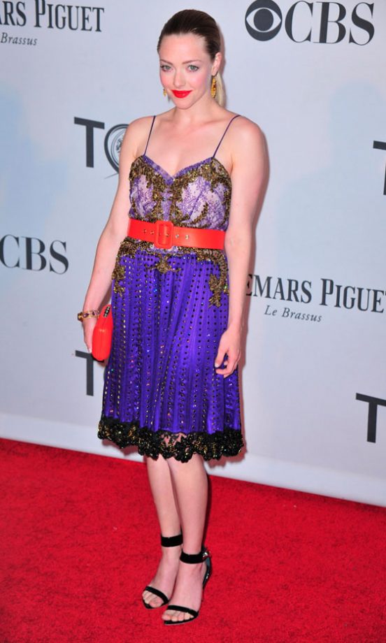 Amanda Seyfried In Givenchy At The 66th Annual Tony Awards, 2012