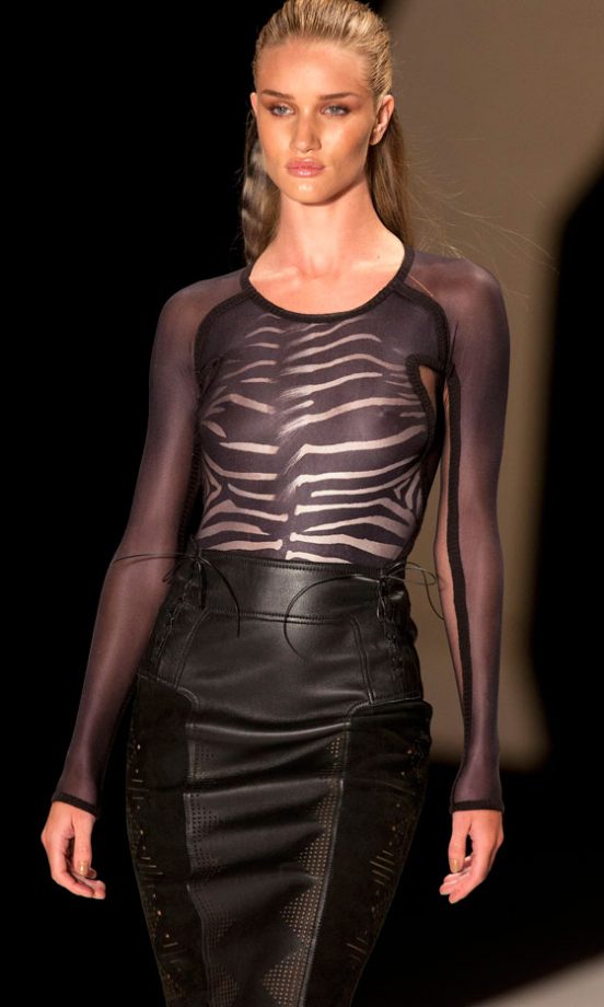 Rosie Huntington-Whiteley At Sao Paulo Fashion Week, 2012